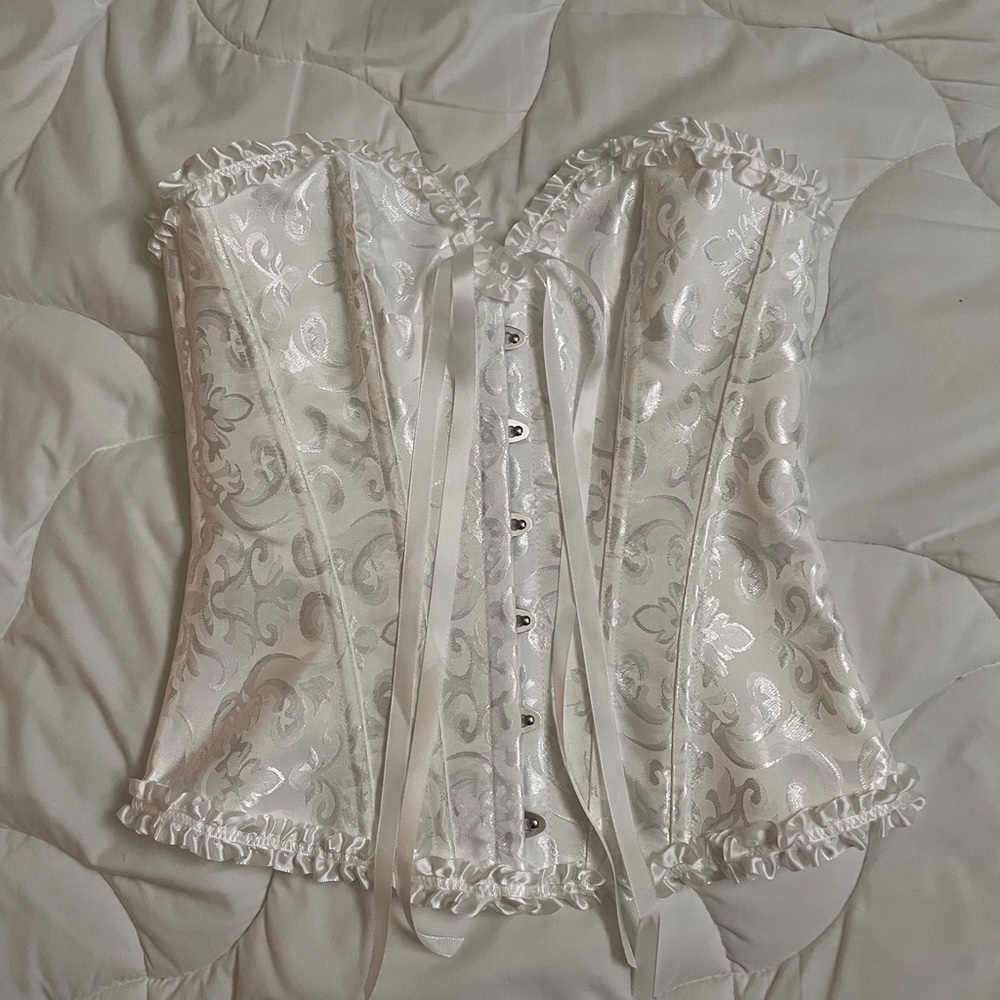 white corset